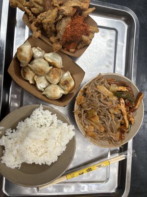 Food selectionn  at Daci Temple Vegetarian Food - 大慈寺素斋 in Chengdu