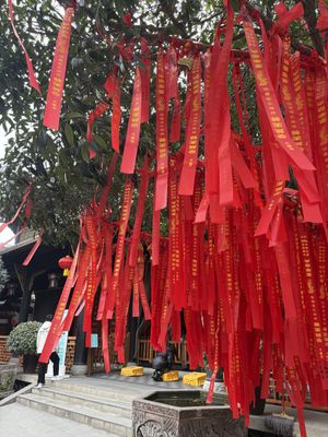 Temple  at Daci Temple Vegetarian Food - 大慈寺素斋 in Chengdu