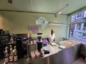 Inside, counter at Have a Roll in Utrecht