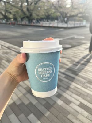 Takeout soy latte   at Seattle Express Cafe - Tokyo Institute of Technology  in Tokyo