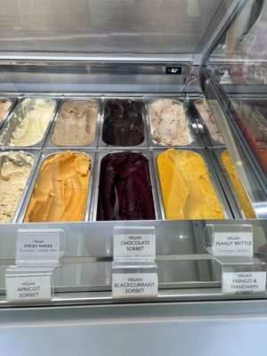 Vegan options   at Ramsay & Williams Ice Cream Bar in Margate