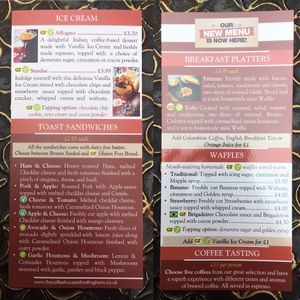 Lots of wonderful vegan options and super friendly staff - HIGHLY RECOMMEND. *Hidden gem!* at The Coffee House of Nottingham in Nottingham