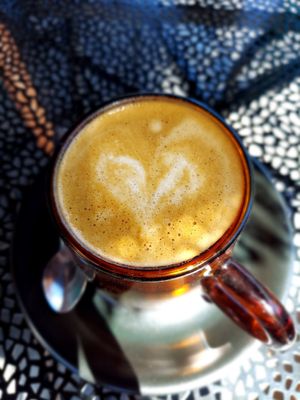 Oat Milk Cappuccino with vanilla at 3 Howls Remedy House in Vancouver