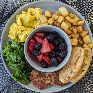 Breakfast Plate at 3 Howls Remedy House in Vancouver