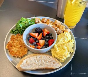 Breakfast plate   at 3 Howls Remedy House in Vancouver