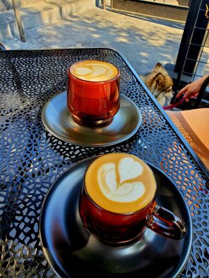 Fancy oat milk espresso at 3 Howls Remedy House in Vancouver