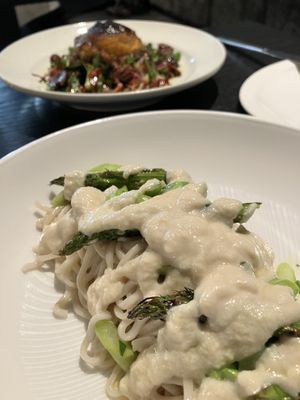 Soba with pine nuts  at Soul Dining in Sydney