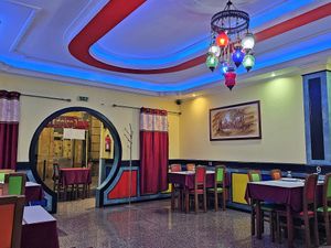 The restaurant. at Rang Mahal in Aveiro