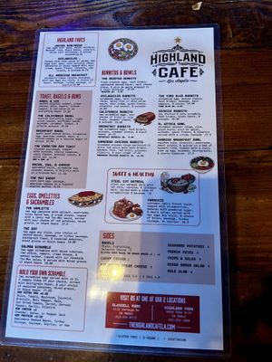   at Highland Cafe in Los Angeles