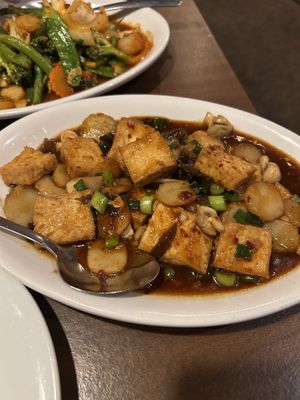 Tofu on garlic sauce   at Siam Orchid  in Dublin