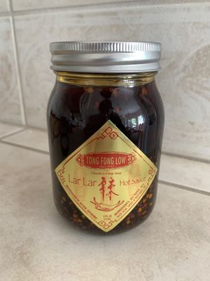 Best hot chili oil. They sell jars to go!  at Tong Fong Low in Oroville