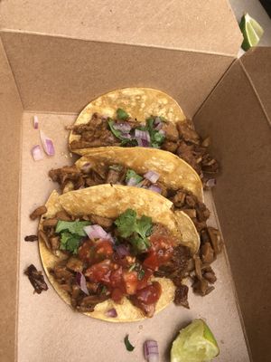 Street tacos  at Shine Cafe in Morro Bay