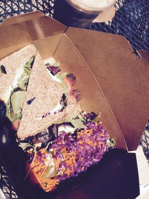 TLT (Tempeh Lettuce Tomato) at Shine Cafe in Morro Bay