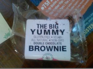 A brownie they sell there at Shine Cafe in Morro Bay