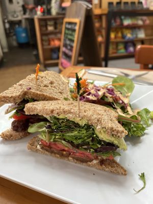 TLT sandwich  at Shine Cafe in Morro Bay