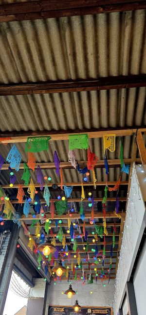 Roof decorations at Taco Loco Cantina - Nettetal in Nettetal