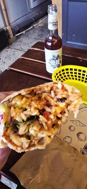 Vegetable/ rice burrito at Taco Loco Cantina - Nettetal in Nettetal