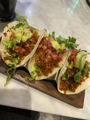 3 X better meat tacos with No mayonnaise. Still delicious, I added tobacco with mine😄  at Devil's Door in Seoul