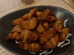 plant-based pork at Aroy in Rolleston