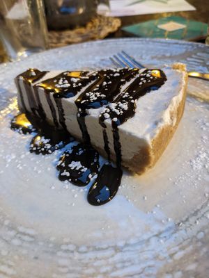 Vegan cheesecake 😋 at Osteria L'Angolo Divino in Rimini
