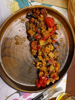Bocconcini di tempeh at Osteria L'Angolo Divino in Rimini