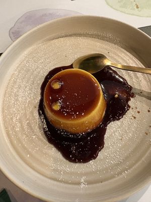 Crème caramel🌱  at Osteria L'Angolo Divino in Rimini