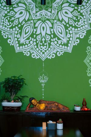 Nice decor   at Nhà Chay SoyV in Hanoi