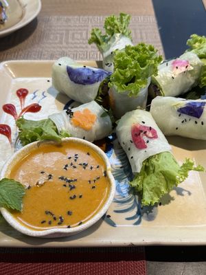 Rollitos frescos  at Tĩnh Garden Vegetarian in Hue