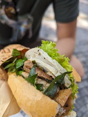 Premium sandwich at Banh Mi Xanh in Ho Chi Minh City