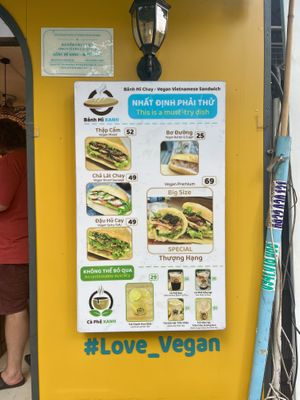   at Banh Mi Xanh in Ho Chi Minh City