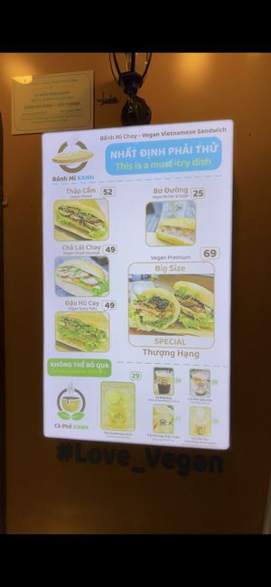   at Banh Mi Xanh in Ho Chi Minh City