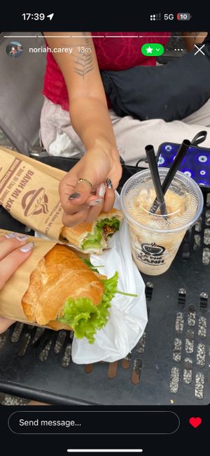   at Banh Mi Xanh in Ho Chi Minh City