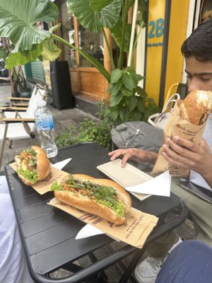   at Banh Mi Xanh in Ho Chi Minh City
