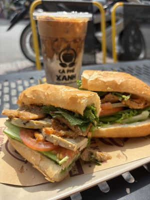   at Banh Mi Xanh in Ho Chi Minh City