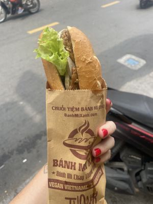   at Banh Mi Xanh in Ho Chi Minh City