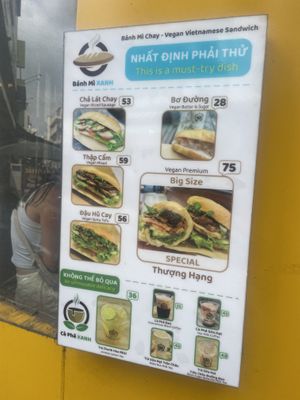   at Banh Mi Xanh in Ho Chi Minh City