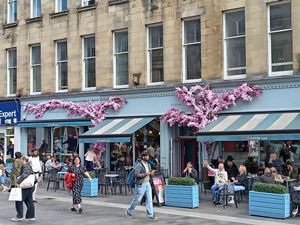 Exterior at Flower Cafe Ncl in Newcastle Upon Tyne