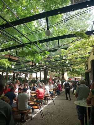 Gastgarten at Schweizerhaus in Vienna