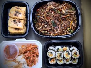 My takeout  at Seoul Food in Windhoek