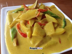 Curry potato at Ci Yuan Zhai Vegetarian Restaurant in Dali