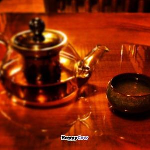 tea at Ci Yuan Zhai Vegetarian Restaurant in Dali