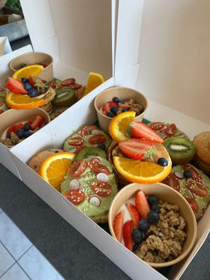 Box brunch vegan / vegetarien en livraison / à emporter sur LYON at Bulle - Brunch in Lyon