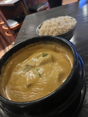 Vegan potato curry  at Saigon  Bangkok in Tonawanda