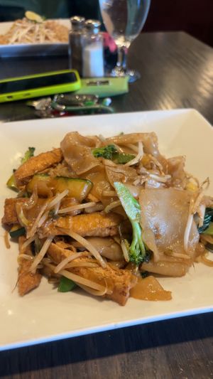 Vegan pad see ew  at Saigon  Bangkok in Tonawanda