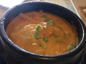 mango curry with coconut milk at Saigon  Bangkok in Tonawanda