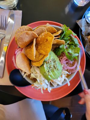 Mushroom soup!!! at MAiiZ Nixtamal Eatery & Tortilleria in Victoria