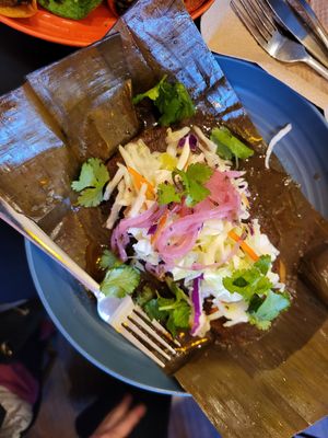 Tamales at MAiiZ Nixtamal Eatery & Tortilleria in Victoria