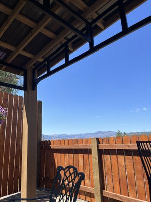 Nice view from the patio😄 at Fort Spokane Store & Restaurant  in Davenport