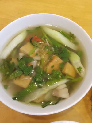 Sour soup at Ẩm Thực Chay Nhân Tâm in Tuy Hoa