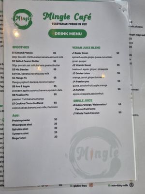  at Mingle Cafe in Hue